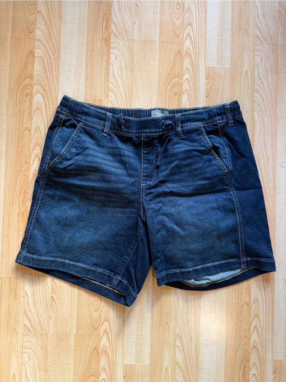 torrid Dark Blue Relaxed Denim Shorts